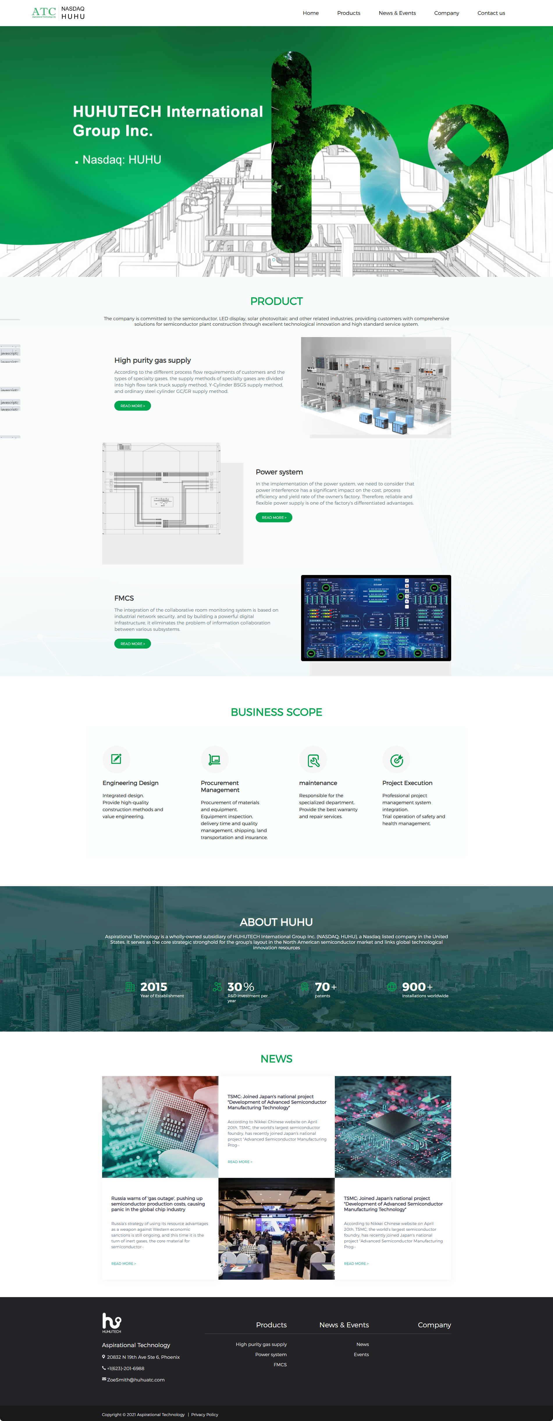 Aspirational Technology美國英文網(wǎng)站設(shè)計制作案例 PC端預(yù)覽圖