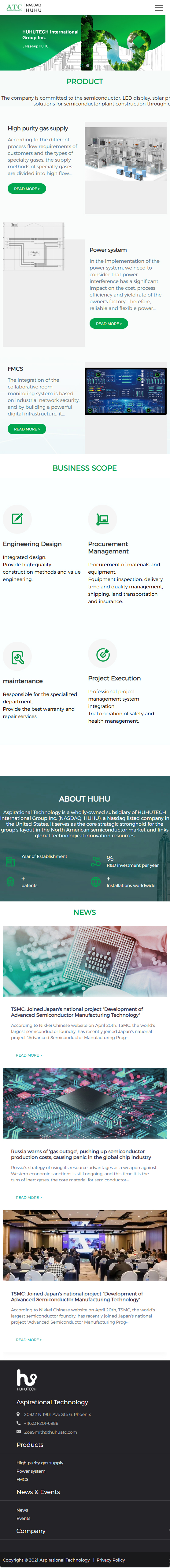 Aspirational Technology美國英文網(wǎng)站設(shè)計制作案例 手機(jī)端預(yù)覽圖